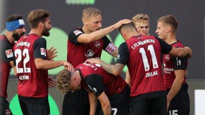 Bild: Daniel Karmann/dpa
Eine gute Ausgangsposition für das Rückspiel hat sich der 1. FC Nürnberg gegen den FC Ingolstadt verschafft.