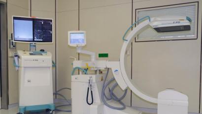 Bild: Klinikum/Dietl/exb
Seit knapp zwei Wochen ist der neue 3D-C-Bogen im Klinikum St. Marien Amberg in Betrieb.