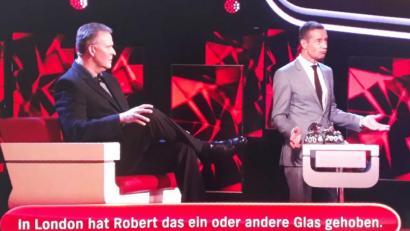 Screenshot: NDR/exb
Robert Christ (links) und Moderator Kai Pflaume während der Sendung "Kaum zu glauben!"