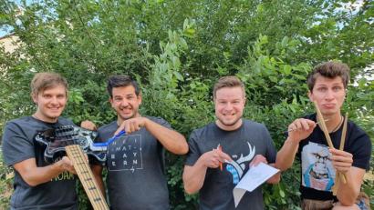 Bild: Rotzlöffl GbR/exb
Das erste Konzert der Band "Rotzlöffl" nach der Corona-Pause ist schon ausgebucht, weitere sollen folgen.