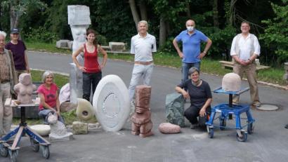 Bild: exb
Trotz Blasen an den Händen und Staub auf der Kleidung waren sich die Teilnehmer einig, dass sich der Workshop gelohnt hat.