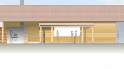 Bild: SHL Architekten und Stadtplaner/exb
So ist das Mehrzweckgebäude in Krummennaab mit Backofen geplant.