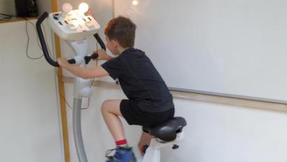 Bild: fsb
Strampeln bringt Licht.