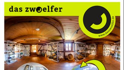 Bild: Ikom Stiftland/exb
Ausgesuchte Räume sind ab sofort in 360-Grad-Panorama-Rundgängen erlebbar: Hier der Sengerhof in Bad Neualbenreuth.