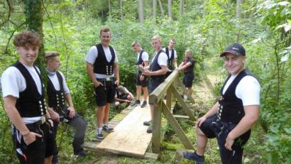 Bild: fsb
Auch diese kleine Holzbrücke über den Klingenbach soll erneuert werden.