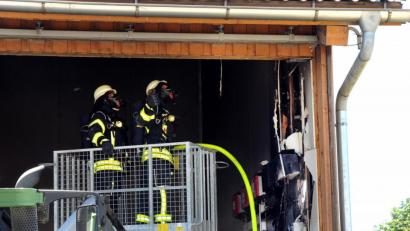 Bild: Stephan Huber
Brand in Gebenbach.