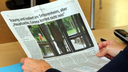 Bild: Stephan Huber
Pressegespräch mit Amberger Heimleitern: Sie fühlen sich in ein "schlechtes Licht" gerückt.