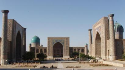 Bild: Helga Kamm
Der Registan in Samarkand gehörte zu den Urlaubszielen der Kamms.