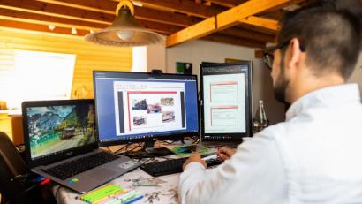 Symbolbild: Philipp von Ditfurth
Digitale Vorlesung am Bildschirm im Wohnzimmer (Symbolbild): Für Studenten war das im zurückliegenden Corona-Semester Alltag.