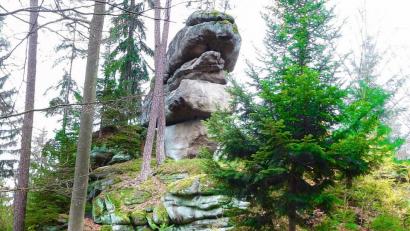 Bild: bsc
Auch nicht so bekannte Anlaufpunkte – wie der Leiterfelsen (Bild) im Steinwald – bieten Motive für den Fotowettbewerb.