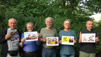 Bild: exb
Bei Amnesty in Weiden engagieren sich (von links) Peter Pauckstadt-Künkler, Veit Wagner, Hugo Braun-Meierhöfer, Lorenz Seitz und Bernhard Filchner.