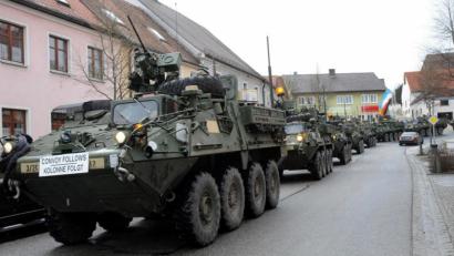 Bild: Stephan Huber
Die Stryker-Radpanzer haben der Vilsecker Einheit ihren Namen gegeben. Gut möglich, dass die Einheit die Oberpfalz nun wieder verlässt.