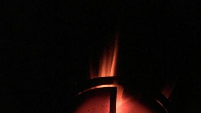 Bild: awo
Kalkbrennofen im Geschichtspark Bärnau-Tachov wird befeuert.