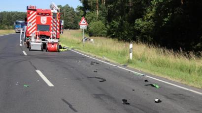 Bild: jma
An der Unfallstelle waren Einsatzkräfte aus Eschenbach, Pressath und Tremmersdorf im Einsatz.