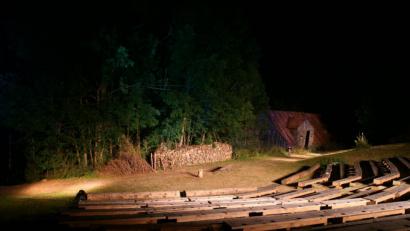 Archivbild: mmj
Die Bühne beim Bergweberhaus und die Zuschauerplätze bleiben in diesem Jahr leer.
