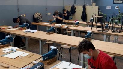 Bild: Bühner
Auch ein Praxisteil ist Bestandteil der Quali-Prüfung.