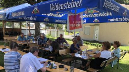 Bild: Verdi/exb
Die Verdi-Senioren trafen sich erstsmals seit den Corona-Beschränkungen wieder.