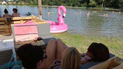 Bild: Kunz
Ein chilliger Nachmittag beim "Dayclubbing" im Schätzlerbad.