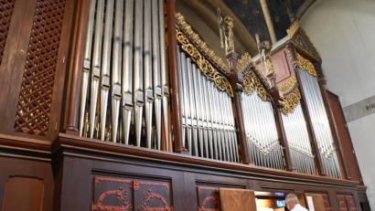 Bild: hcz
Die mächtige Eisenbarth-Orgel der Josefskirche wird heuer nicht bei den Sommermatineen erklingen.