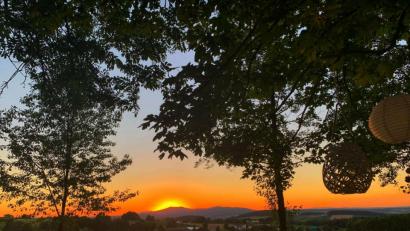 Bild: Reinhold Kellner(exb 
Dieses Bild hat Reinhold Kellner im Waldershofer Ortsteil Schafbruck von der „Bruni-Ranch“ aus aufgenommen