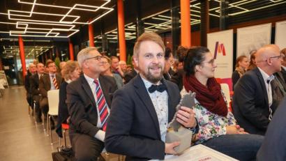 Bild: Rainer-Makrgraf-Stiftung
Einer der Preisträger des Jahres 2018: Ralf Schmitt bei der Verleihung