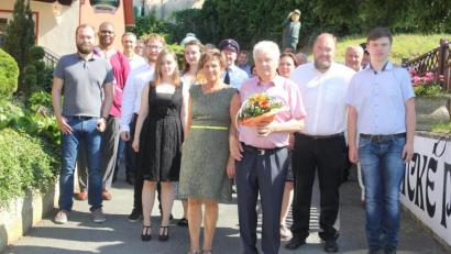 Bild: ral
Zum 80. Geburtstag von Georg Neidl kamen zahlreiche Gratulanten.