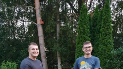 Bild: Federballfreunde Waldsassen/exb
Paul Kobeck (links) übergab den Vorsitz der Federballfreunde Waldsassen an Max Siller.