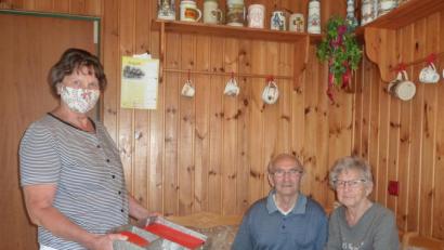 Bild: bir
Maria Gleißner bringt heute das Mittagessen zu Gertraud und Josef Bäumler in Bärnau.