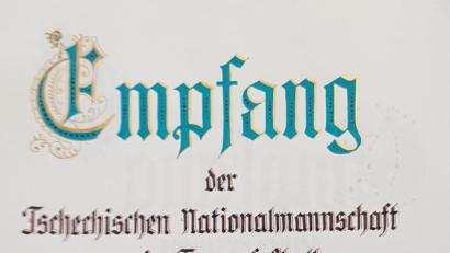 Bild: dob
Die tschechische Damennationalmannschaft durfte sich vor 25 Jahren in das Goldene Buch der Stadt eintragen.
