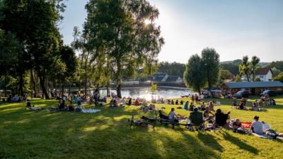 Bild: eib
Mit der untergehenden Sonne wird die Sommerhitze etwas erträglicher.