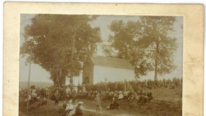 Repro: Josef Wiche
Das älteste Foto vom Hammricher Frauentag, aufgenommen im Jahr 1901. Nachweislich – aber nicht im Bild zu erkennen - feierte Max Reger mit einer großen Besucherschar den Hammricher Frauentag mit.