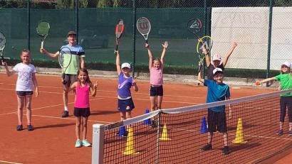 Bild: R. Kreuzer
Die Kinder haben ihren Spaß beim Tenniscamp.