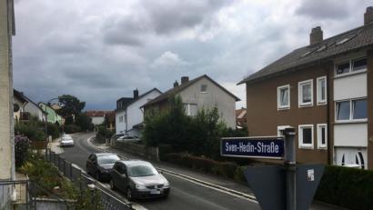 Bild: upl
Auch dieser Straßenname steht zur Diskussion: Die Sven-Hedin-Straße in Amberg.