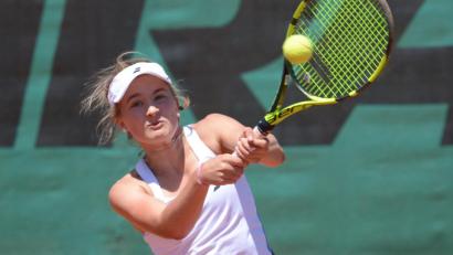Archivbild: ref
Mira Stegmann war beim Tennisturnier in Nürnberg am Start.