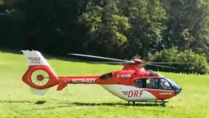 Archivbild: Maximilian Knab/exb
Ein Rettungshubschrauber brachte den Verletzten ins Krankenhaus.