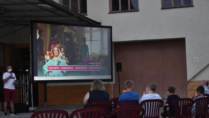 Bild: sck
Fabian Gottschalk, JU-Vorsitzender eröffnet die Filmvorführung.