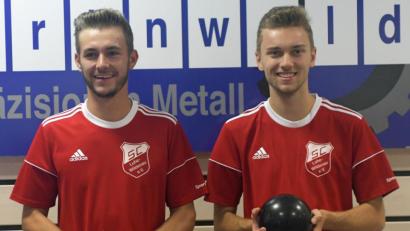 Bild: otr
Die Neuzugänge der Luhe-Wildenauer Kegler für das Bayernligateam: Marco Maier (links) und Jan Sandler.