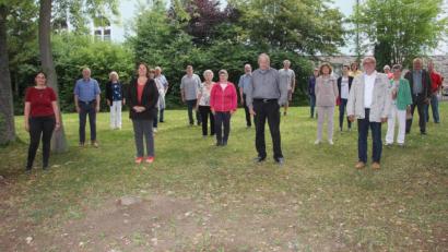 Bild: wro
Beim Abschlussabend im Garten von Sankt Peter blickten die Teilnehmer auf den zurückliegenden Alpha-Kurs zurück.