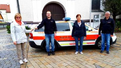 Bild: hm
Der Kolpingkreis spendete für den HvO 500 Euro. Im Bild von links Gruppenleiterin Brigitte Hammer, Bereitschaftsleiter Sebastian Hofmann, stellvertretende Gruppenleiterin Erna Lotter und Kolpingvorsitzender Georg Hirmer.