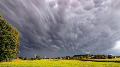 Bild: Lucas Reindl 
Landschaft bei Kemnath am Buchberg nach einem Gewitterschauer.