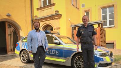 Bild: stg
Der Kastler Bürgermeister Hans Walter (links) kam zum Informations- und Meinungsaustausch mit PI-Chef Bernhard Gleißner zusammen.