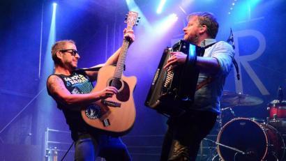 Bild: Kunz
Die beiden Vollprofis „Da Rocka & Da Waitler“ rocken die Eventwiesn.