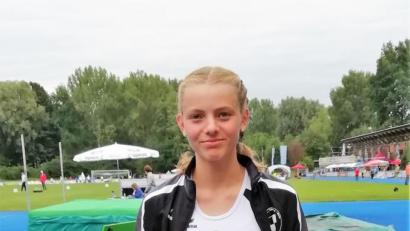 Bild: stg
Sophie Dobmeier belegte bei der Bayerischen Meisterschaft im Hochsprung den 6. Platz