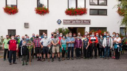 Bild: Wolfgang und Martha Schwamberger
Die Teilnehmer an der Wallfahrt.