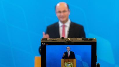 Bild: Lino Mirgeler/dpa
Albert Füracker (CSU), Finanzminister von Bayern.