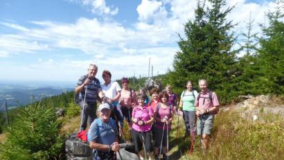 Bild: njn
So manche herrliche Aussicht konnten die Teilnehmer der Goldsteig-Wanderung erleben.