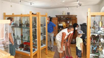Bild: JOCHEN NEUMANN 
ERBENDORF
Die Sonderausstellung Dampfmaschinen stand im Fokus der Besucher.