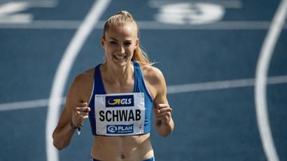 Bild: dpa
Der nächste internationale Aufritt: Corinna Schwab ist am Donnerstag in Rom beim Diamond League-Meeting am Start.