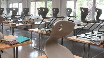 Bild: Gabi Schönberger
Das Klassenzimmer ist leer.
