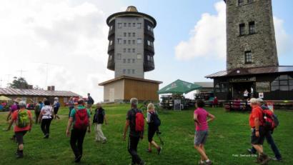 Bild: Gerhard Goetz
Zwei Aussichtstürme stehen auf dem Gipfel des Čerchov.
